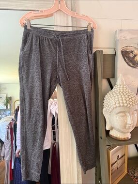 Danskin Gray Ribbed Lounge Pants
